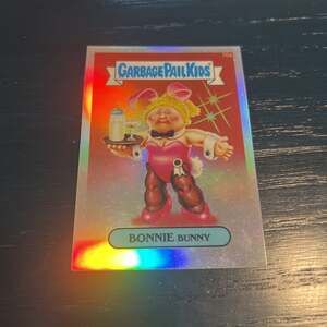 GPK Garbage Pail Kids Chrome 2014 Black Refractor Bonnie Bunny 76a 66/99 Awesome